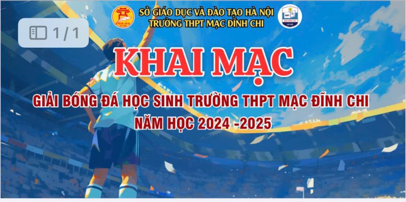 GIẢI BÓNG ĐÁ HỌC SINH